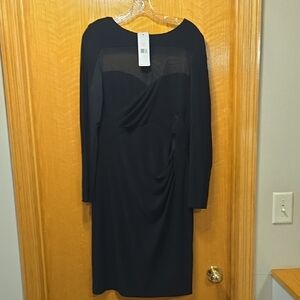 Lauren Ralph Lauren Black Long Sleeve Dress